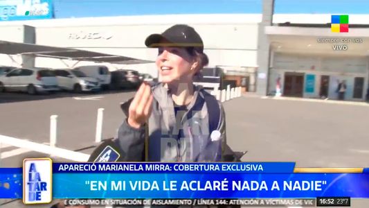 La violenta reacción de Marianela Mirra con A la tarde: insultos, gritos y descontrol