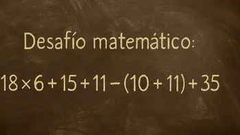 Desafío matemático: la cuenta es fácil, pero muchos cometen un error frecuente
