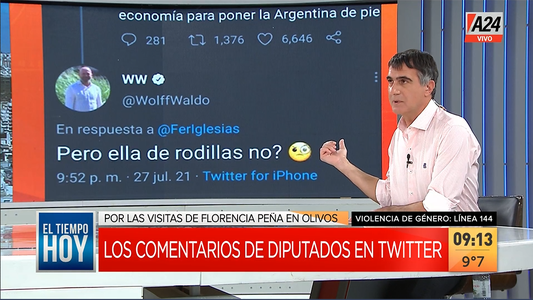 Antonio Laje repudió las agresiones de Fernando Iglesias y Waldo Wolff a Florencia Peña
