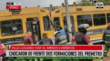 Choque de frente entre dos formaciones del Premetro