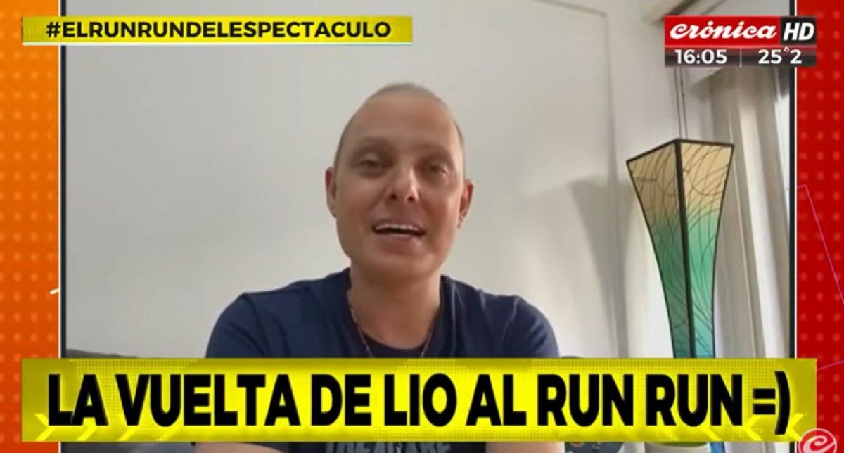 Lío Pecoraro reapareció en televisión: Esta travesía ya está ganada desde el día uno