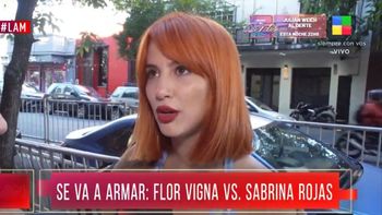 Flor Vigna reflexionó sobre sus dichos contra Sabrina Rojas: Se me escapó