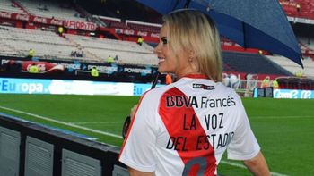 Alejandra Maglietti fue la voz del estadio de River Plate: No me confundí en ningún nombre