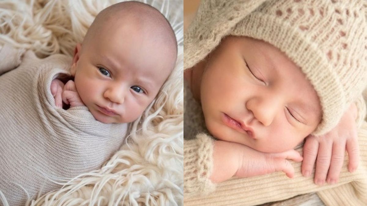 Como todos los beb&eacute;s reci&eacute;n nacidos, Luca tiene los ojos grises. Habr&aacute; que esperar unos meses hasta que defina su color definitivo.&nbsp;