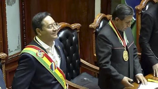 Así asumía Luis Arce como presidente de Bolivia