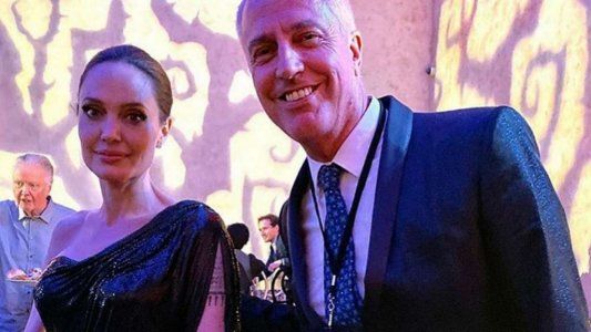 La foto de Marley con Angelina Jolie que generó polémica por la delgadez de la actriz