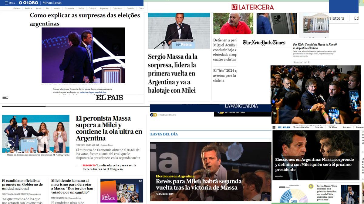 El triunfo de Sergio Massa en las primera vuelta electoral