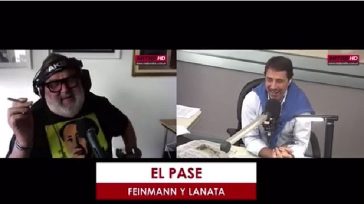 Jorge Lanata y Eduardo Feinmann en el pase 2022 de Radio Mitre (AM790).&nbsp;