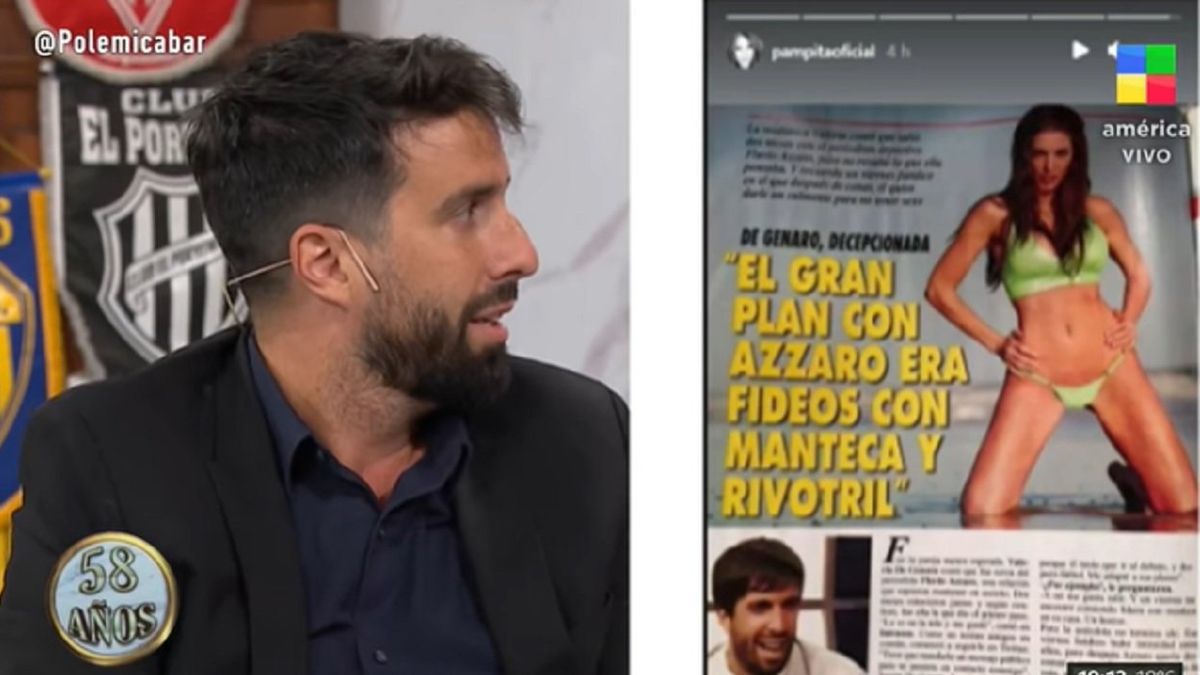 Flavio Azzaro respondió a la picante historia de Pampita en Instagram