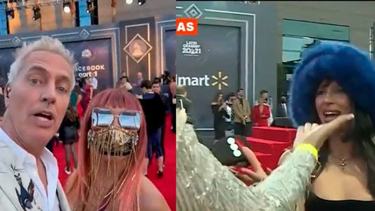 La reacción de Nathy Peluso al conocer a Moria Casán en Las Vegas