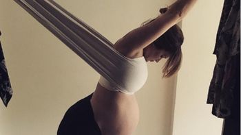 La particular rutina de ejercicios de Paula Chaves a días de ser mamá por segunda vez