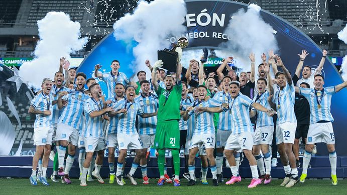 El premio millonario que recibirá Racing por haber ganado la Recopa Sudamericana
