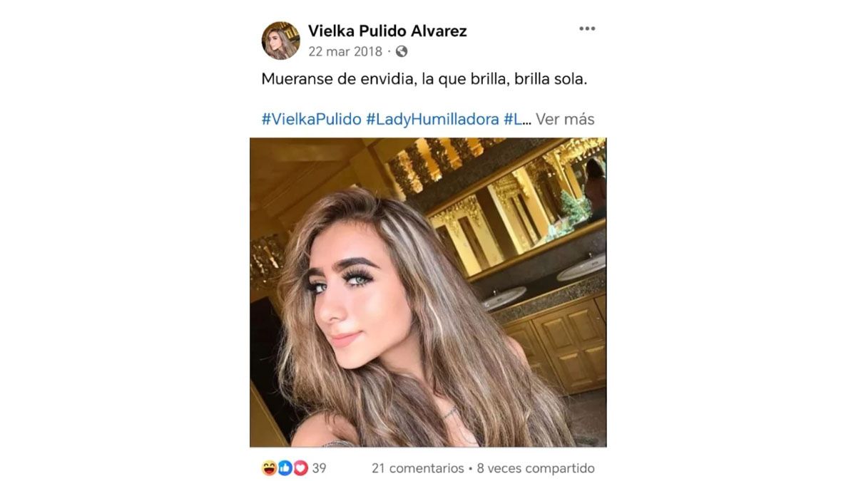 La "humilladora" era muy provocadora y vehemente en sus mensajes por las redes sociales (Foto: cuenta de X de Pulido).