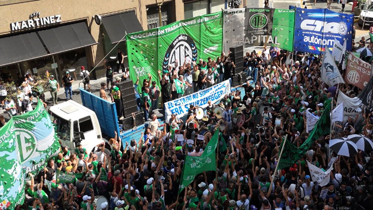 Paro nacional de ATE: qué servicios se verán afectados este jueves por la huelga de estatales