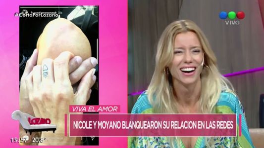Nicole Neumann habló de la foto dominguera tomada de la mano con Facundo Moyano