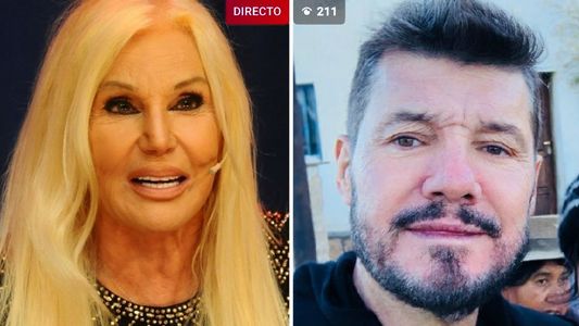 Susana Giménez dijo en un vivo de Instagram que la gente no quiere a Marcelo Tinelli
