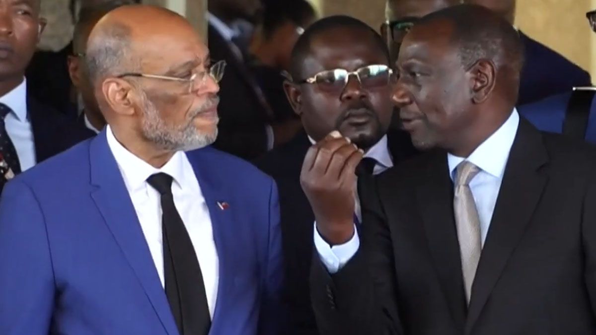 La presencia de tropas de Kenia en Hait&iacute;, bajo mandato de la ONU, lleva una demora de 6 meses (Foto: captura de TV).