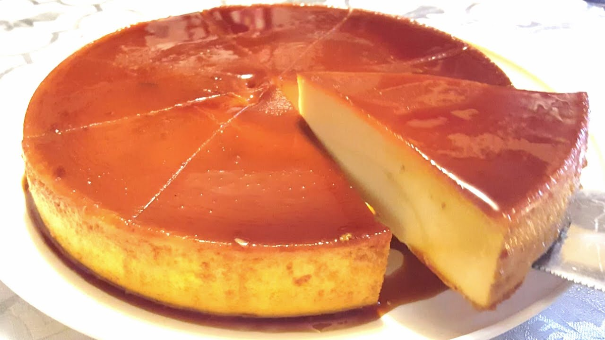 FLAN NAPOLITANO CASERO receta mega fácil: postre elegante con textura más  densa