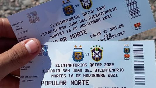Entradas agotadas para ver a la Selección Argentina vs. Brasil en San Juan