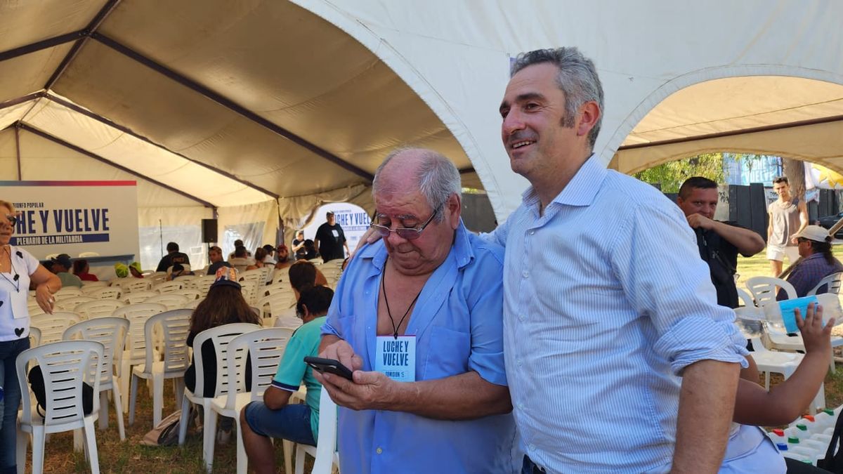 Andrés "Cuervo" Larroque habló en la apertura del evento. 