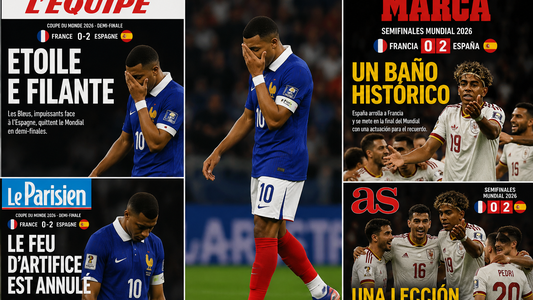 Sin piedad: los durísimos titulares de la prensa internacional tras la derrota de Francia en el Mundial