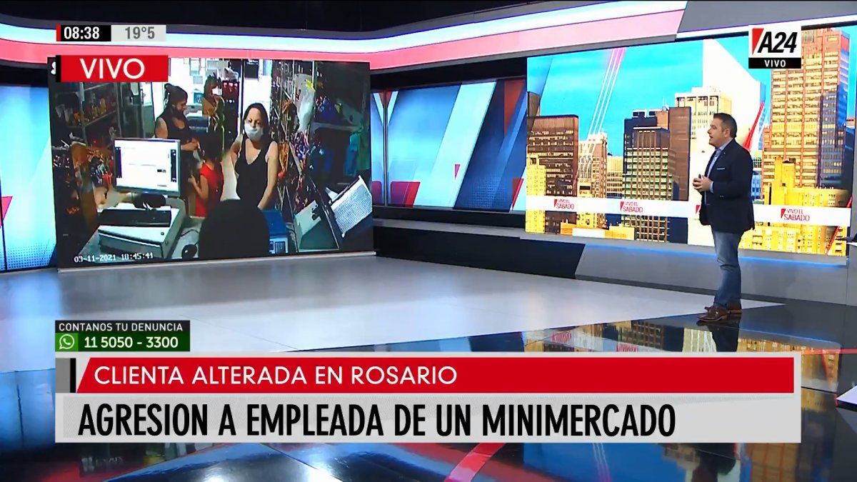 Así se vivió un clásico día de furia en Rosario. (Captura de Tv)