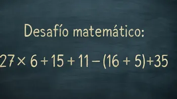 Desafío matemático: la sencilla cuenta que confunde a muchos