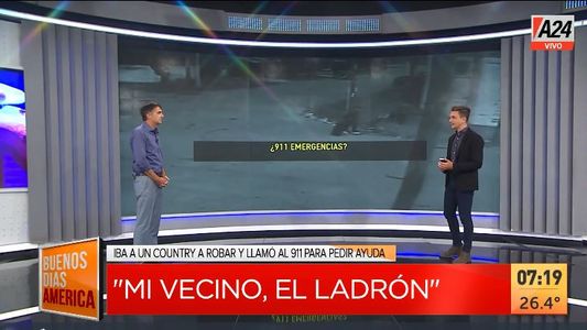 Audio: así cayó un ladrón de countries por un llamado al 911