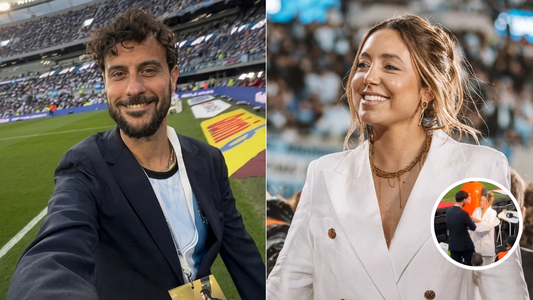 Agarraron infraganti a Sofi Martínez y Diego Leuco en la despedida de Messi: Mirá cómo lo...