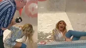 la tremenda caida de vicky xipolitakis en por el mundo