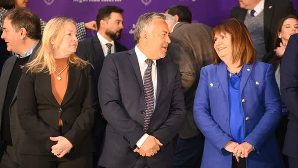 Patricia Bullrich presidió la reunión del Consejo de Seguridad Interior (CSI) en Mendoza y anunció la presentación de un proyecto al Congreso para reformar el Código Penal Juvenil. (Foto NA)