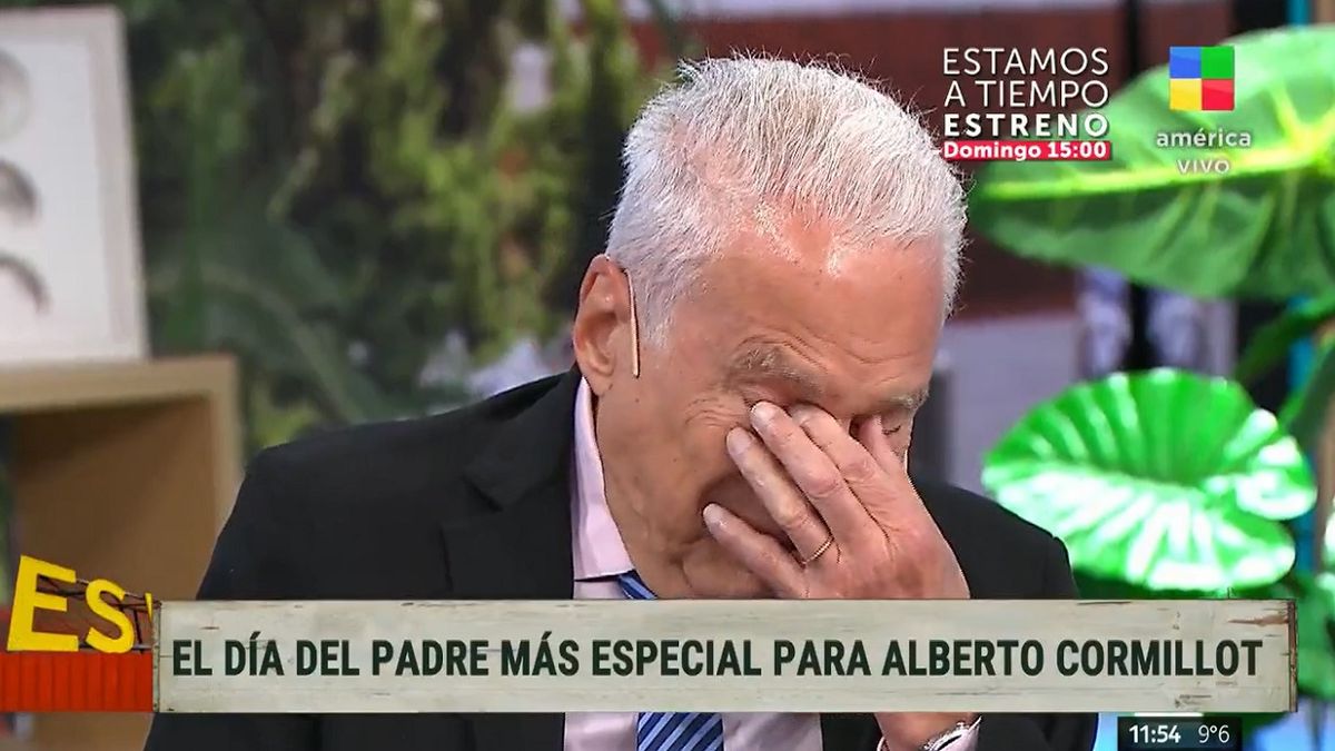 El conmovedor llanto de Alberto Cormillot a poco del día del padre