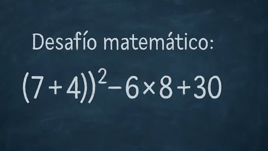 Desafío matemático: muy pocos pueden resolverlo antes de los 10 segundos
