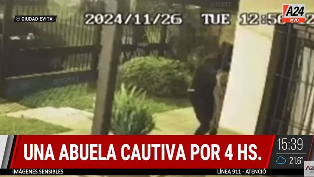 Cinco delincuentes tuvieron cuativa a una jubilada durante la noche.