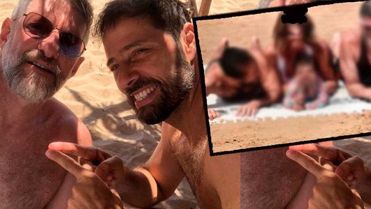 La foto de Luis Novaresio junto a su novio Braulio y su hija: “Familia alternativa”