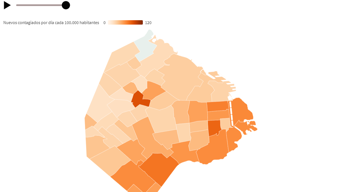 Coronavirus en la Ciudad de Buenos Aires: barrio por barrio, ¿dónde se ...