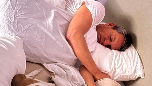 Malena Galmarini compartió una foto íntima de Sergio Massa: El reposo del guerrero