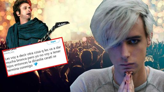 Polémico mensaje de Benito Cerati: No voy a tener hijos, la dinastía Cerati se termina conmigo