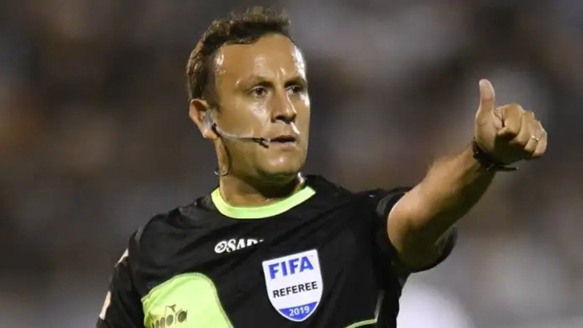 Darío Herrera, árbitro del partido entre Gimnasia de Mendoza y Boca (Foto: archivo).