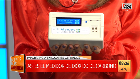Medidores de dióxido de carbono, para respirar aire limpio
