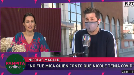Pampita enfrentó a Nicolás Magaldi por la primicia del COVID positivo de Nicole