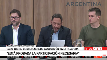 La Comisión Investigadora del caso Libra aseguró que está probada la participación necesaria de Milei