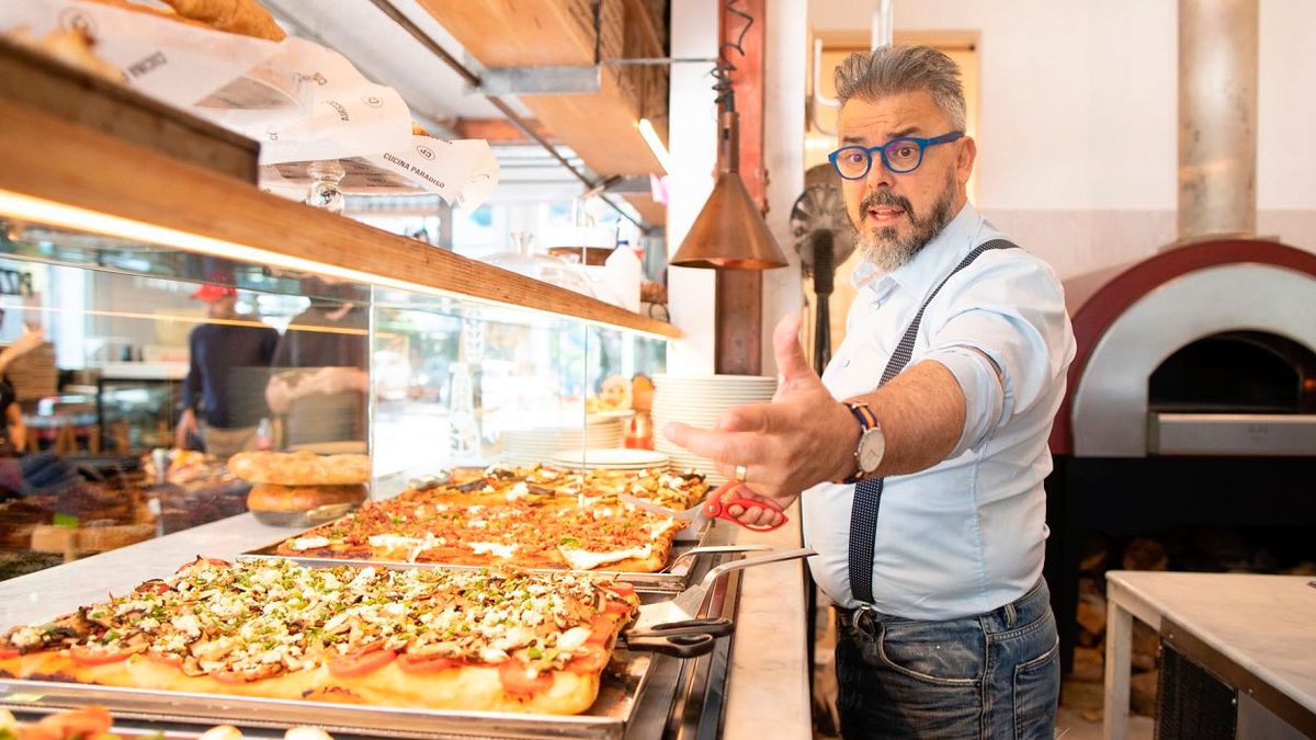 Escándalo en las redes tras conocerse los elevados precios de las pizzas del restaurante de Donato de Santis