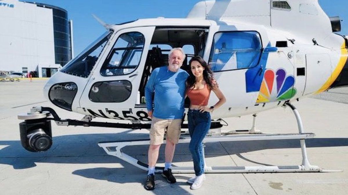 Desde el año 2023, los dos volaban juntos para cubrir desde el aire las noticias para la cadena NBC4. (Foto: Gentileza TMZ)