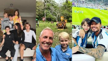 Los tiernos mensajes de los famosos a sus hijos por el Día de la Niñez