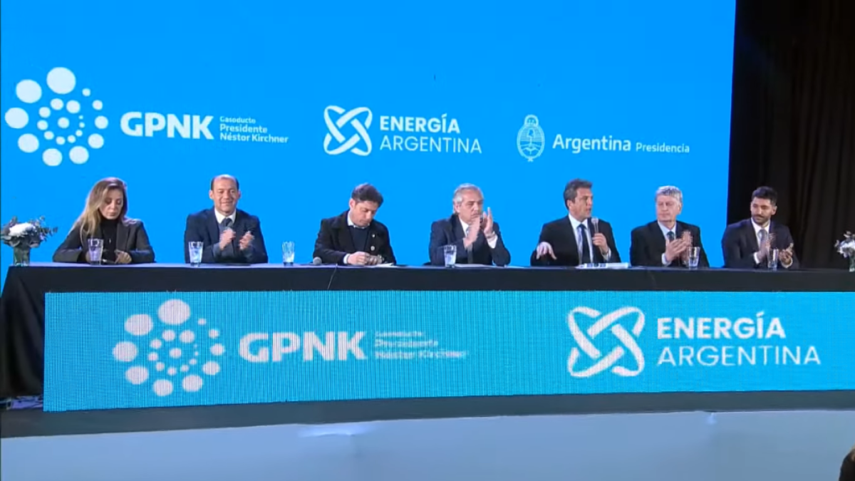 El Gobierno inaugurará este domingo el Gasoducto Néstor Kirchner.