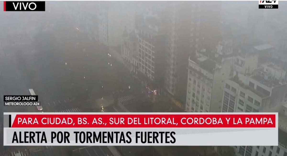 Rige Un Alerta Por Tormentas Fuertes En Buenos Aires, El Litoral Y El ...