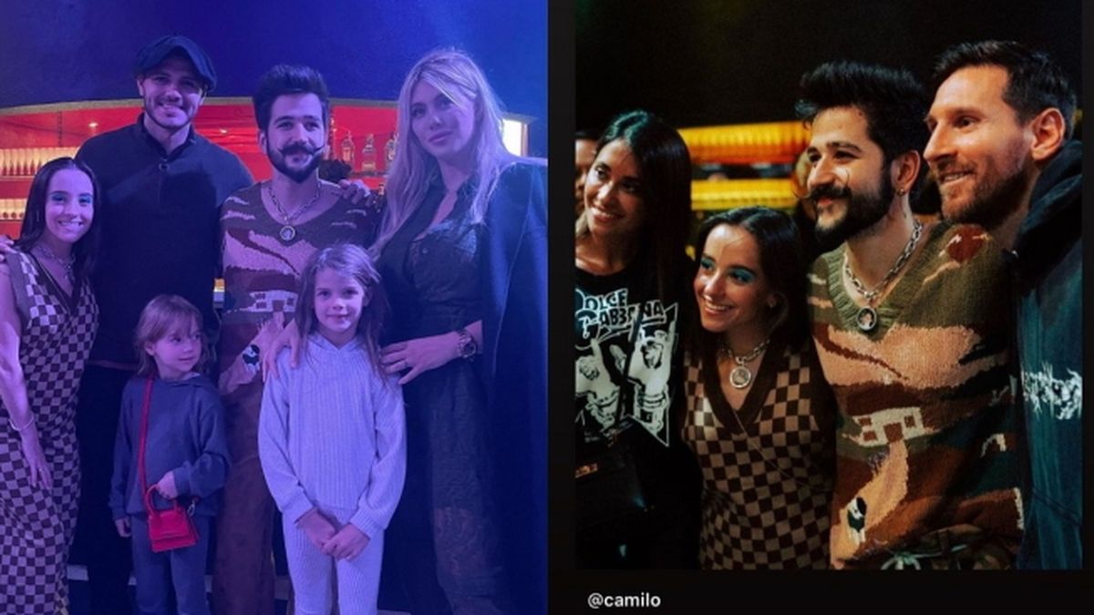 Wanda Nara y Antonela Rocuzzo junto a sus maridos coincidieron en el recital del colombiano Camilo. Pero tal parece que ni se miraron.