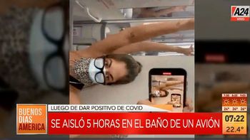 Insólito: se enteró que era Covid positivo y se aisló en el baño