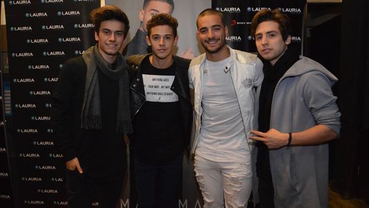 Backstage de Maluma con famosos